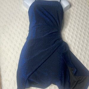 Elegant Blue Sparkle Dress